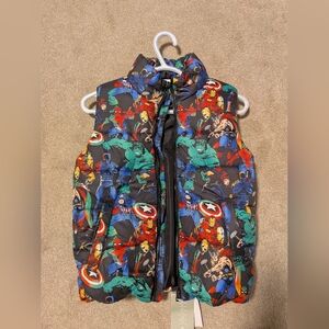 Kids Superhero Puffer Vest